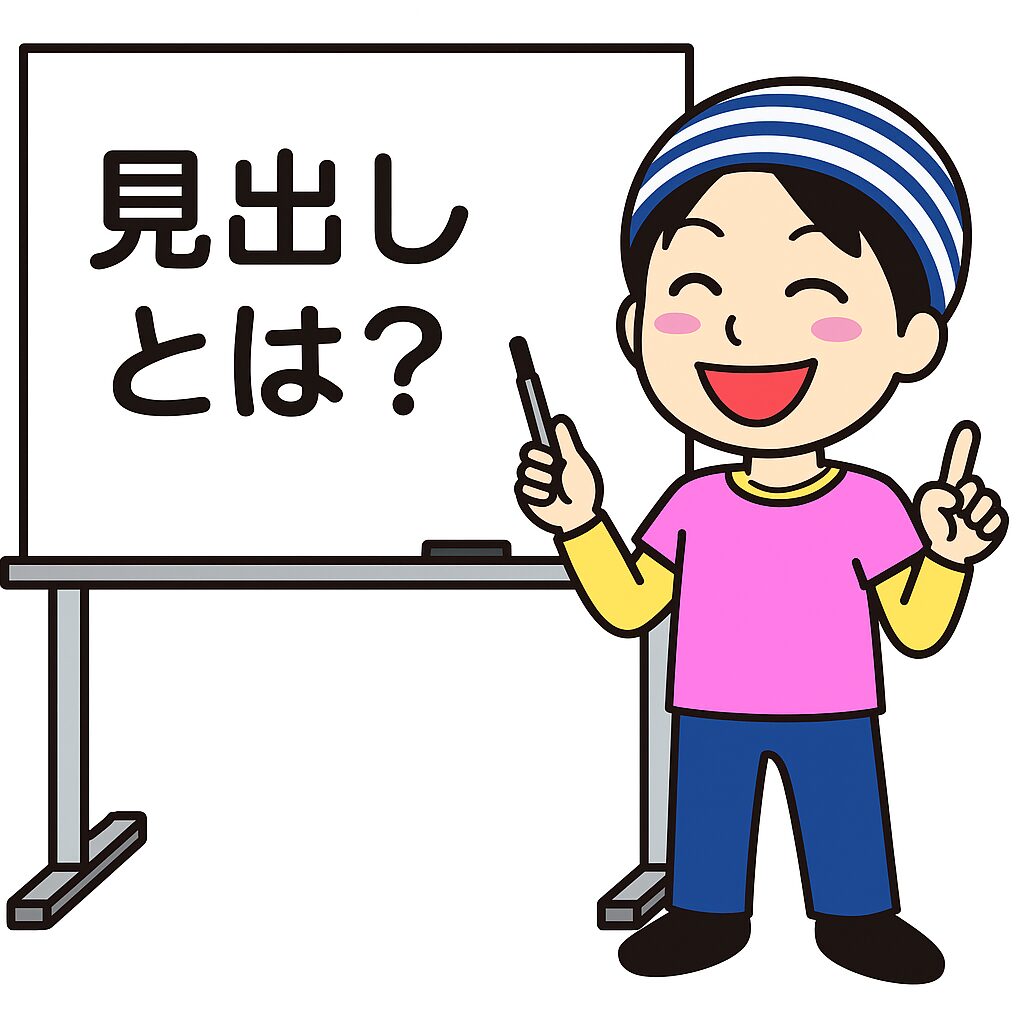見出しとは？